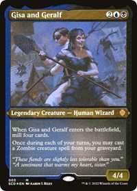 Gisa and Geralf (Foil Etched), Starter Commander Decks