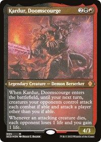Kardur, Doomscourge (Foil Etched), Starter Commander Decks