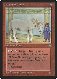 Dwarven Pony, Homelands