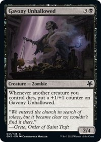 Gavony Unhallowed, Magic Game Night: Free-For-All