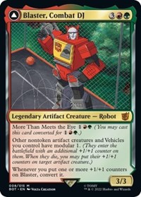 Blaster, Combat DJ, Universes Beyond: Transformers