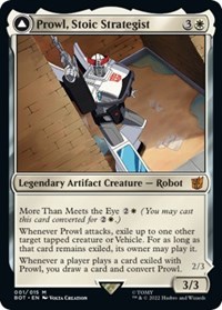 Prowl, Stoic Strategist, Universes Beyond: Transformers