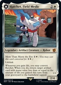 Ratchet, Field Medic, Universes Beyond: Transformers