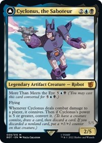 Cyclonus, the Saboteur, Universes Beyond: Transformers