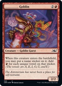 _____ Goblin (Galaxy Foil), Unfinity