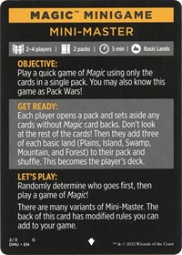 Magic Minigame: Mini-Master, Dominaria United