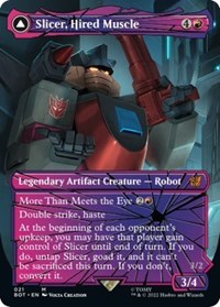 Slicer, Hired Muscle (Shattered Glass), Universes Beyond: Transformers