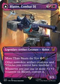 Blaster, Combat DJ (Shattered Glass), Universes Beyond: Transformers