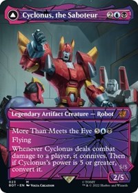 Cyclonus, the Saboteur (Shattered Glass), Universes Beyond: Transformers