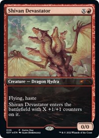 Shivan Devastator, Game Day & Store Championship Promos