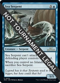 Sea Serpent, 30th Anniversary Edition