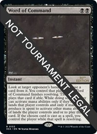 Word of Command, 30th Anniversary Edition