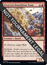 Dwarven Demolition Team, 30th Anniversary Edition