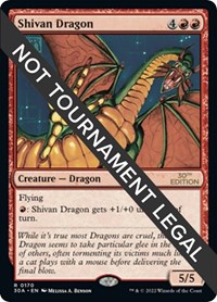 Shivan Dragon, 30th Anniversary Edition