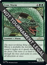 Craw Wurm, 30th Anniversary Edition