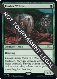 Timber Wolves, 30th Anniversary Edition