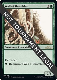Wall of Brambles, 30th Anniversary Edition