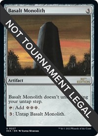 Basalt Monolith, 30th Anniversary Edition
