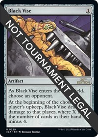Black Vise, 30th Anniversary Edition