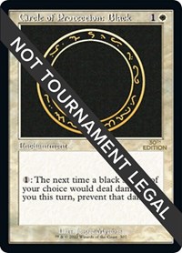 Circle of Protection: Black (Retro Frame), 30th Anniversary Edition