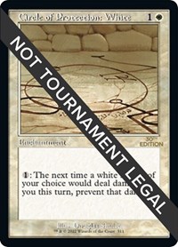 Circle of Protection: White (Retro Frame), 30th Anniversary Edition