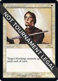 Righteousness (Retro Frame), 30th Anniversary Edition