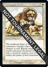 Savannah Lions (Retro Frame), 30th Anniversary Edition
