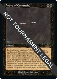 Word of Command (Retro Frame), 30th Anniversary Edition