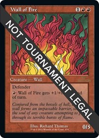 Wall of Fire (Retro Frame), 30th Anniversary Edition