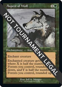 Aspect of Wolf (Retro Frame), 30th Anniversary Edition