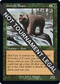 Grizzly Bears (Retro Frame), 30th Anniversary Edition