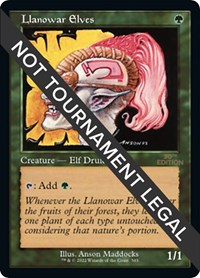 Llanowar Elves (Retro Frame), 30th Anniversary Edition