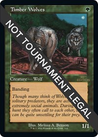 Timber Wolves (Retro Frame), 30th Anniversary Edition