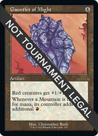 Gauntlet of Might (Retro Frame), 30th Anniversary Edition