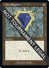 Mox Sapphire (Retro Frame), 30th Anniversary Edition