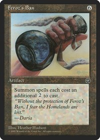Feroz's Ban, Homelands