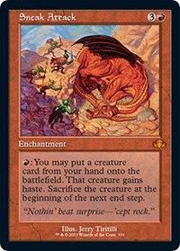 Sneak Attack (Retro Frame), Dominaria Remastered