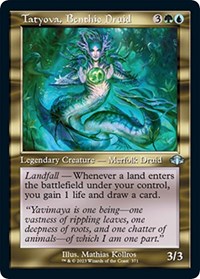 Tatyova, Benthic Druid (Retro Frame), Dominaria Remastered