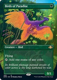 Birds of Paradise (Borderless), Dominaria Remastered
