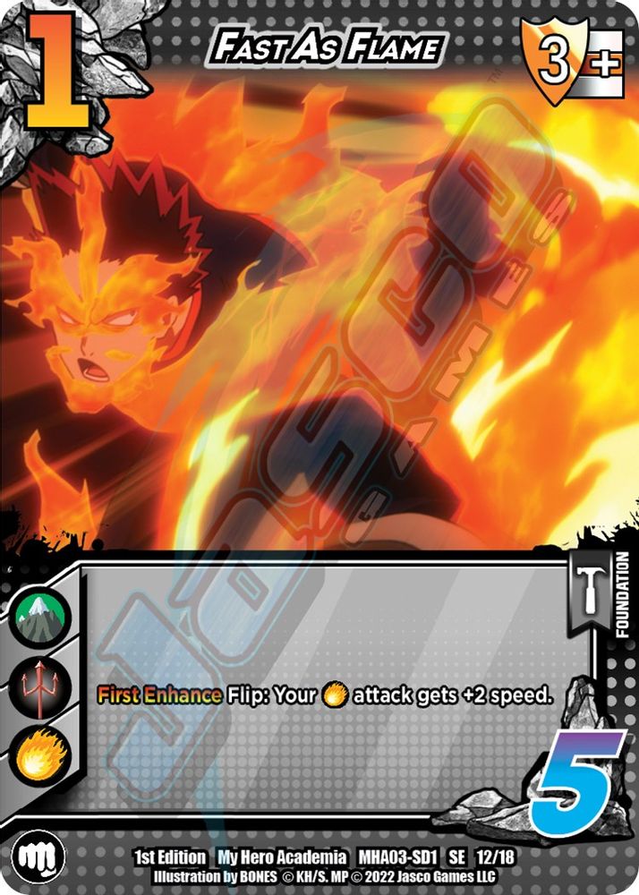 Fast as Flame, 1st-edition-normal, front