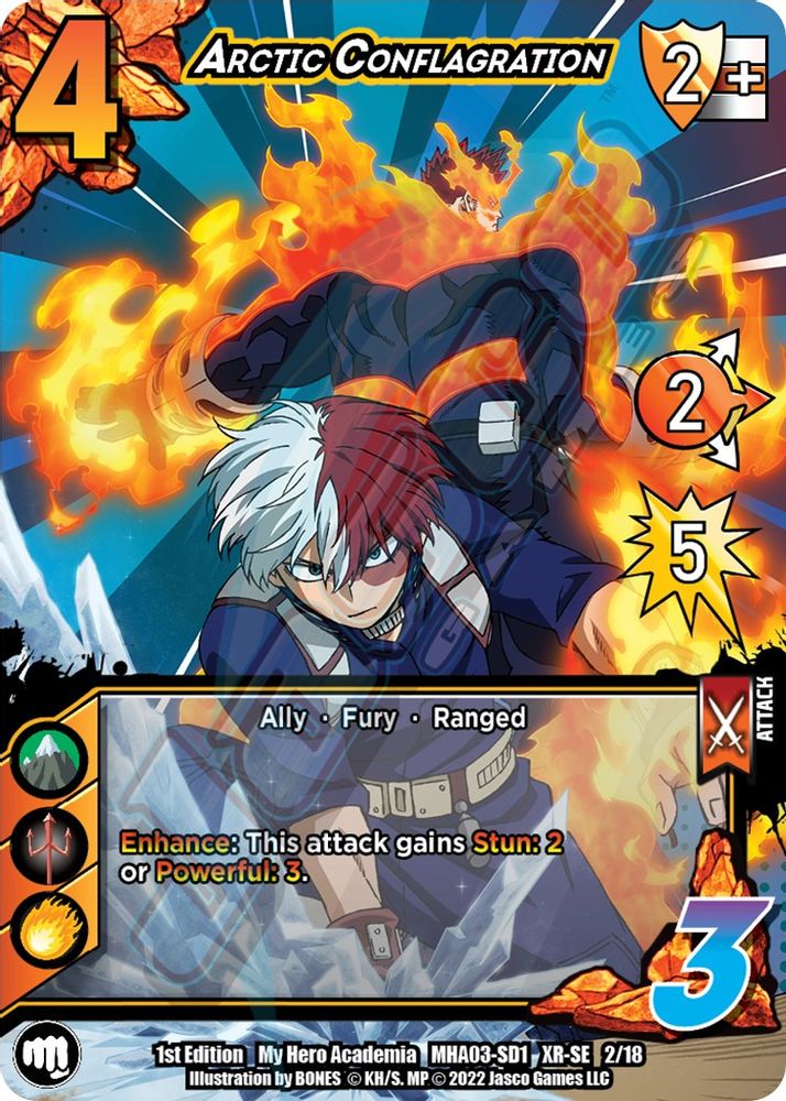 Arctic Conflagration (XR), 1st-edition-foil, front