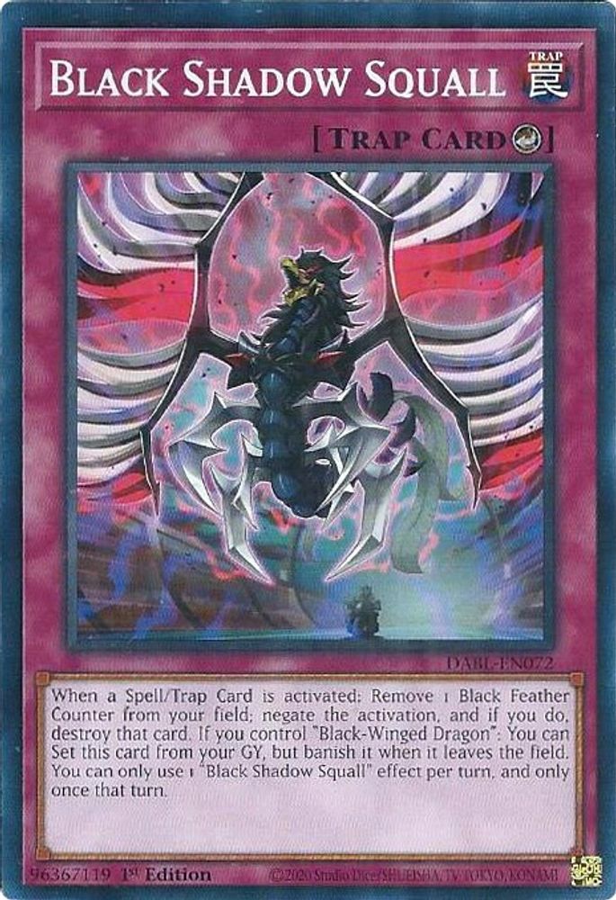 Black Shadow Squall, 1st-edition, front
