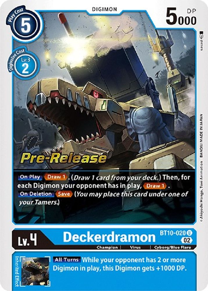 Deckerdramon, Foil, front