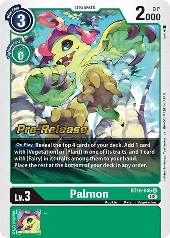 Palmon, Foil, front