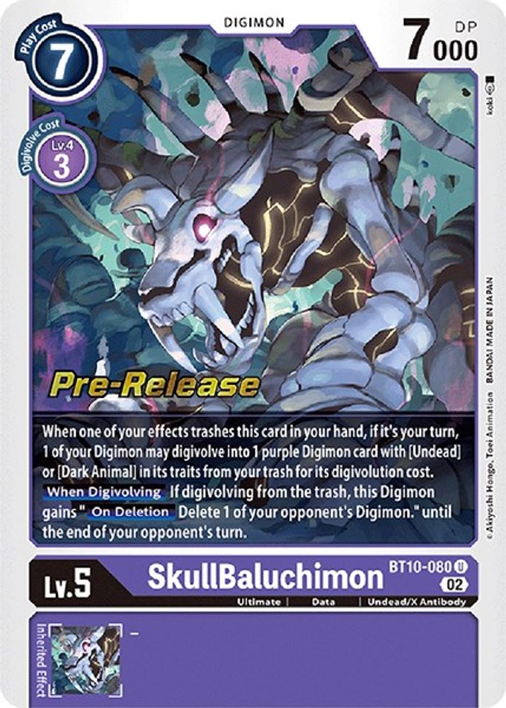 SkullBaluchimon, Foil, front