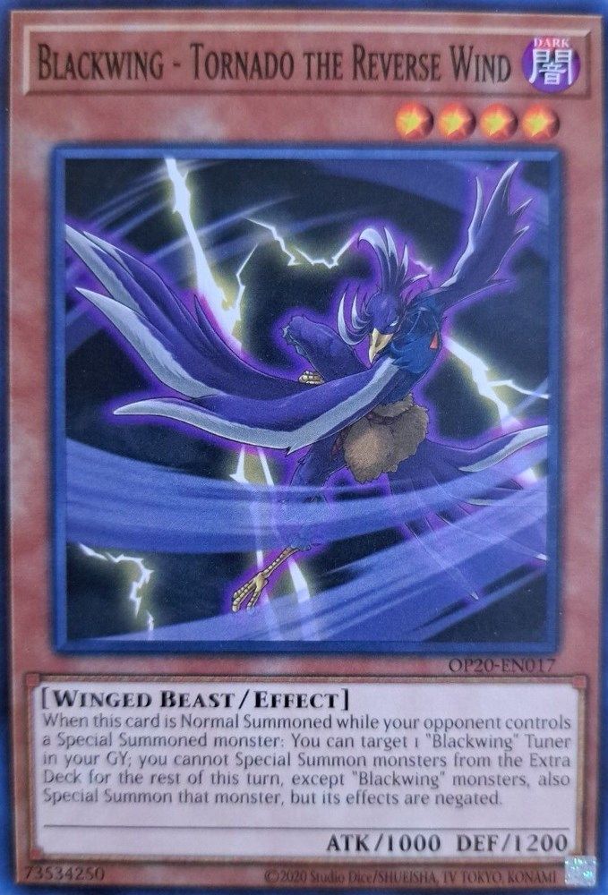 Blackwing - Tornado the Reverse Wind, Unlimited, front