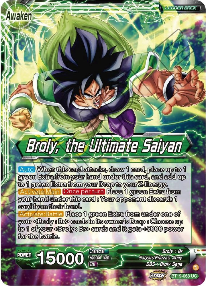 Broly // Broly, the Ultimate Saiyan, Standard, front