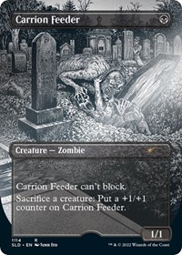Carrion Feeder (Borderless) (Foil Etched), Secret Lair Drop Series