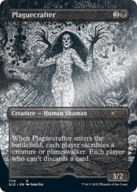 Plaguecrafter (Borderless) (Foil Etched), Secret Lair Drop Series