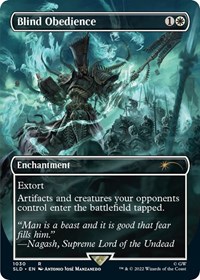 Blind Obedience (Borderless), Secret Lair Drop Series